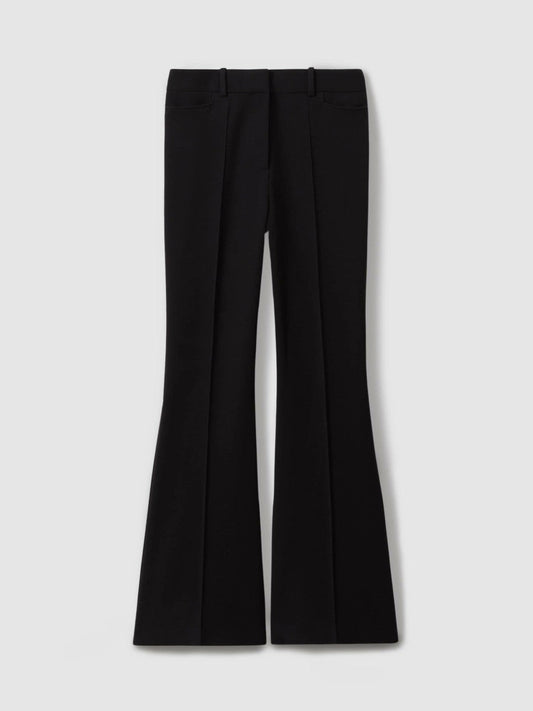 Petite Flared Suit Trousers Black | Womens