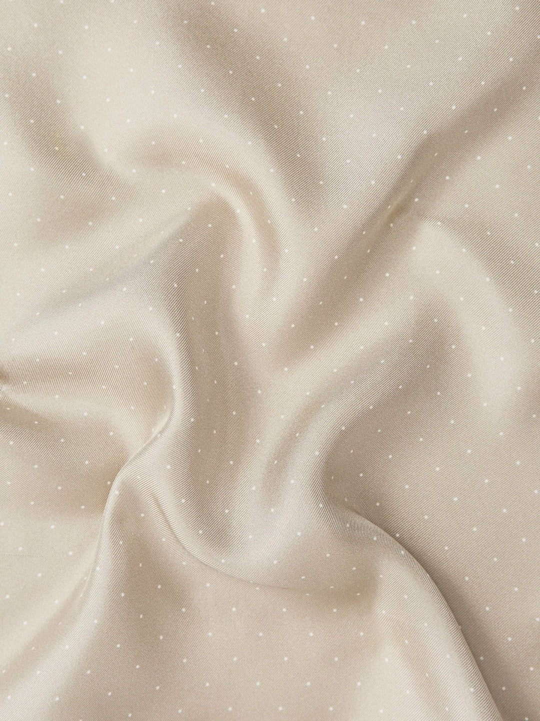 Polka Dot Silk Pocket Square Stone | Mens