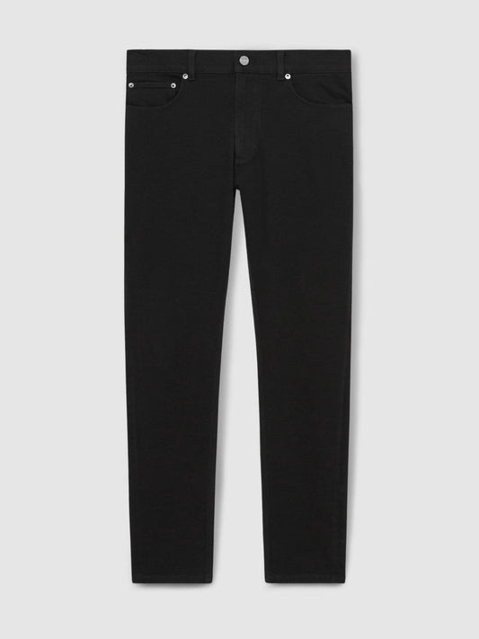 Cotton-Stretch Slim-Fit Jeans Stay Black | Mens