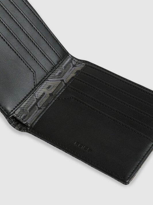 Coated Canvas Monogram Wallet Black | Mens