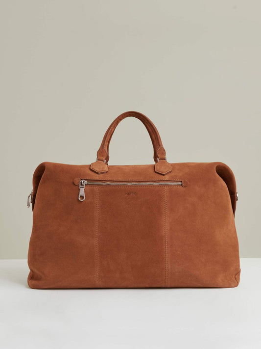 Suede Holdall Light Tan | Mens
