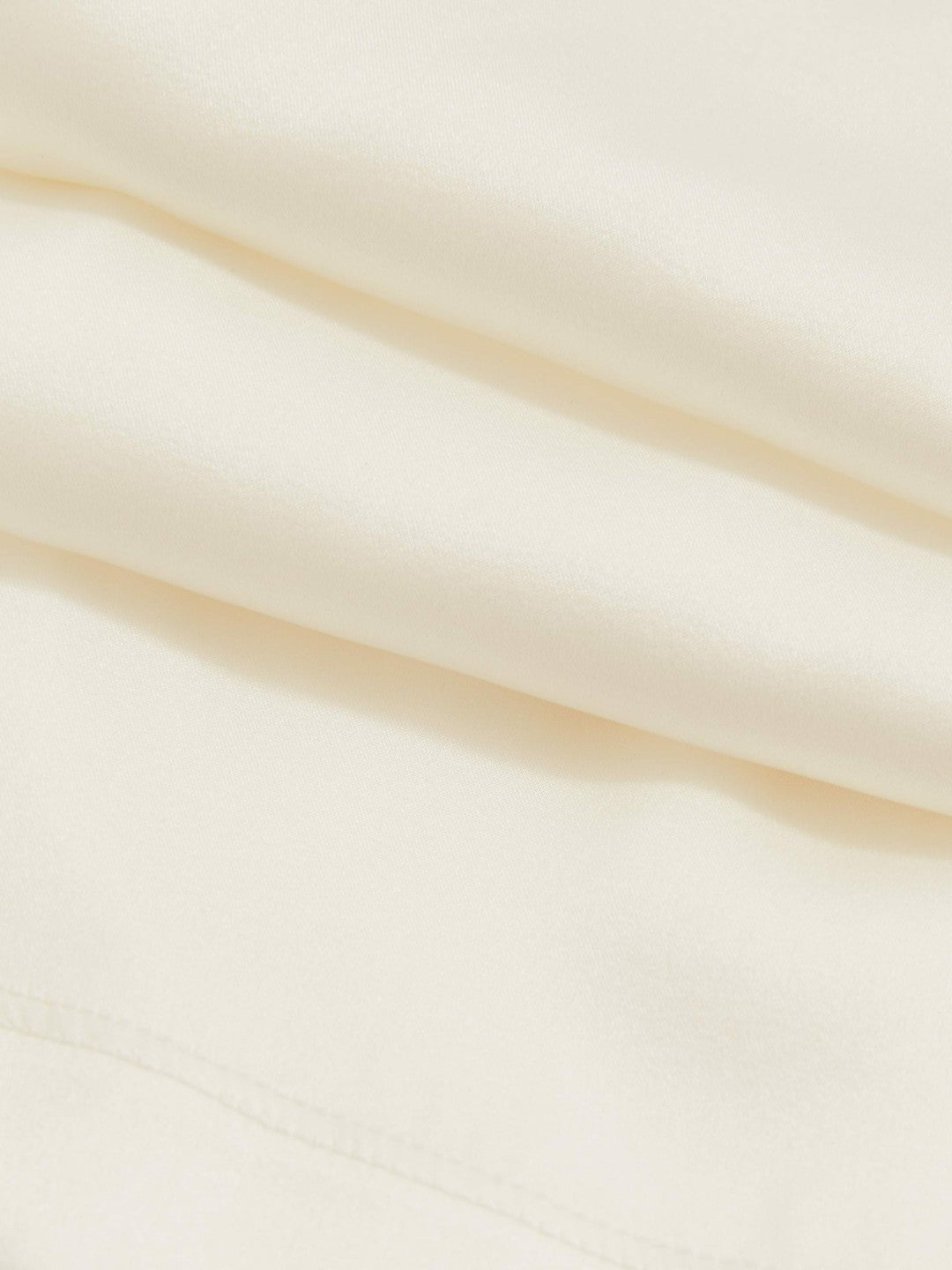 Silk-Front Cami Top White | Womens