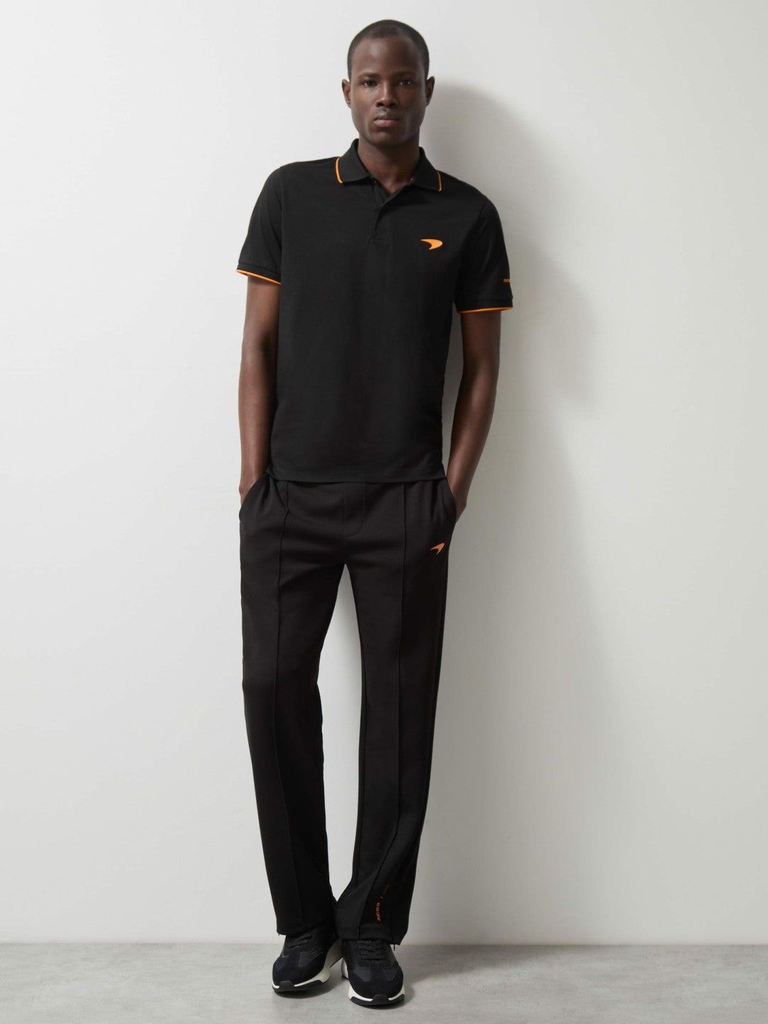 McLaren F1 Team Cotton Polo Shirt Black | Mens