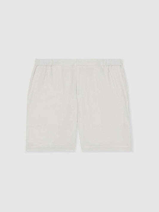 Drawstring Chino Shorts White | Mens