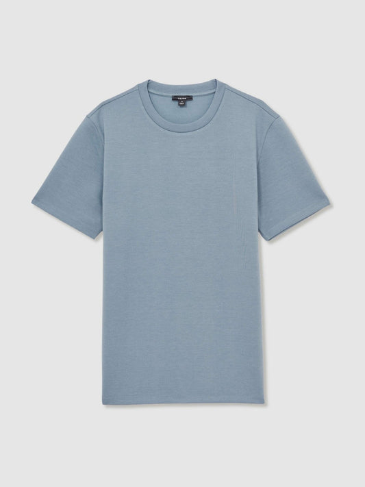 Interlock Jersey Crew Neck T-Shirt Airforce Blue | Mens
