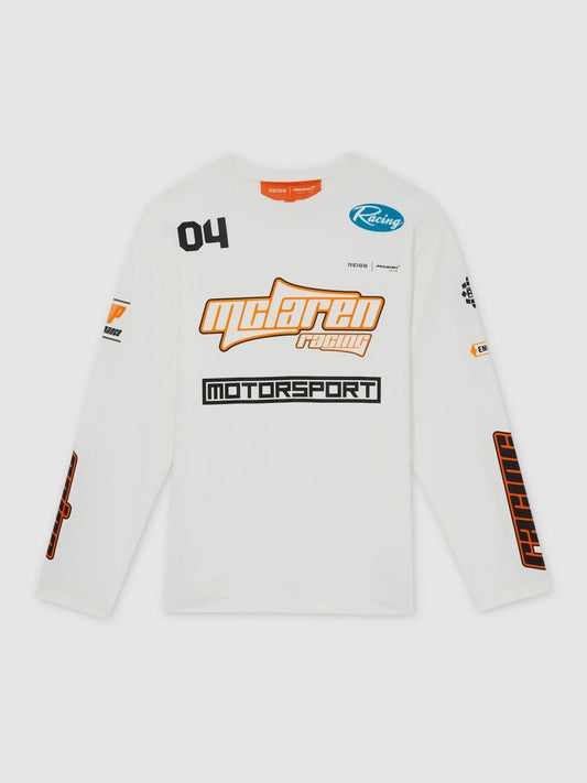 McLaren F1 Team Cotton Logo T-Shirt Unisex Fit White | Mens