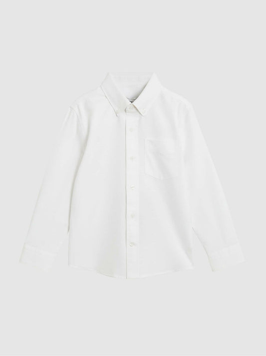 13-14 yrs Button Down Oxford Shirt White | Children