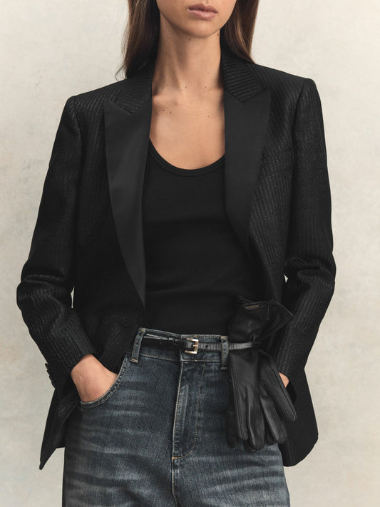 Leather Gloves Black | Womens