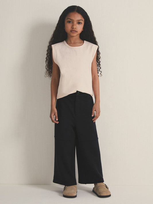 13-14 yrs | Les 100 Ciels Wide-Leg Joggers Navy | Children