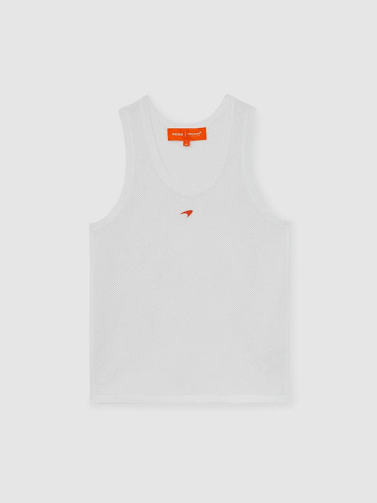 McLaren F1 Team Speedmark Knit Vest White | Mens