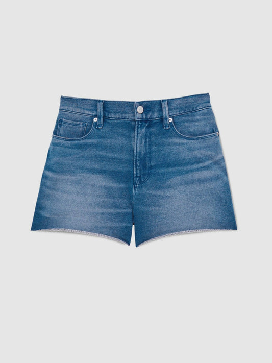 100% Cotton Shorts Indigo Blue | Womens