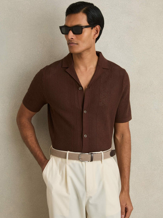 Basket Weave Belt Stone | Mens