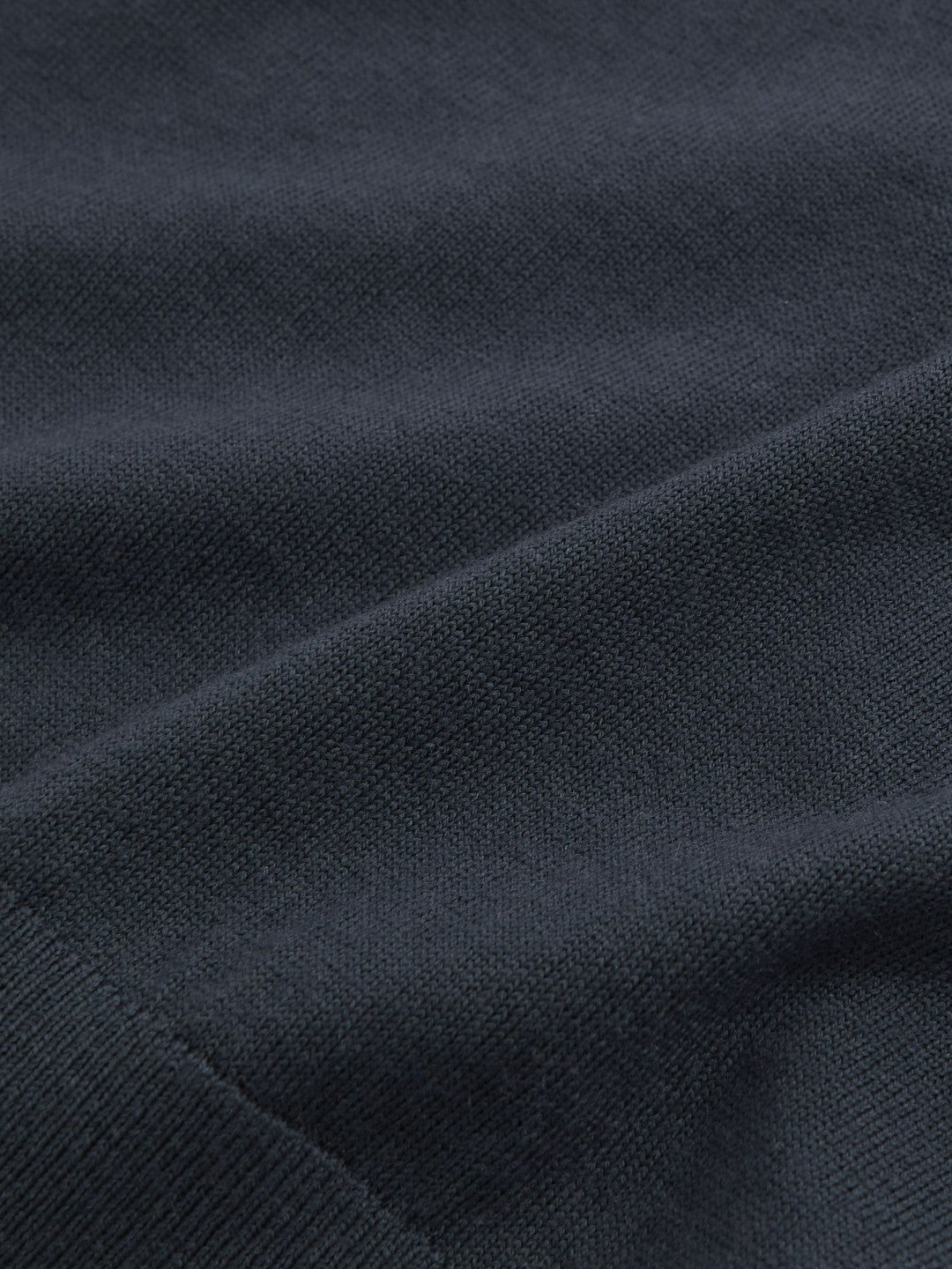 Merino Wool Drawstring Hoodie Midnight Navy | Mens