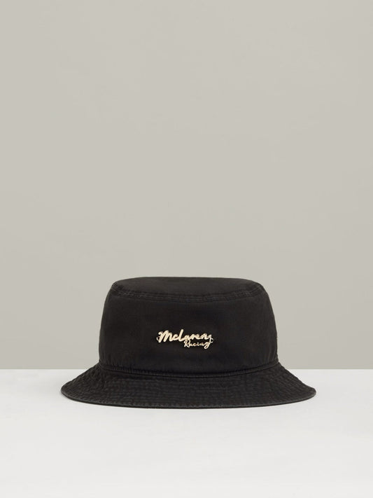 Unisex Fit McLaren Racing Cotton Bucket Hat Black | Mens