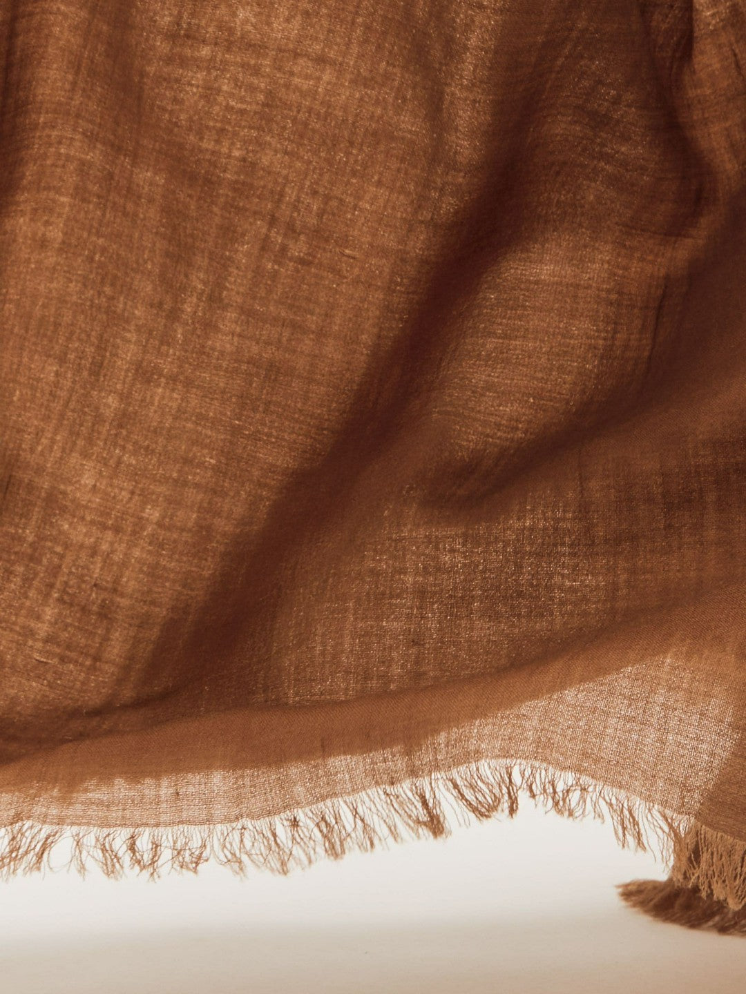Wool-Cashmere Lightweight Scarf Camel | Womens