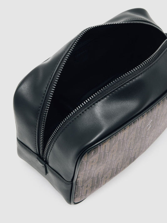 Coated Canvas Monogram Wash Bag Grey Multi | Mens