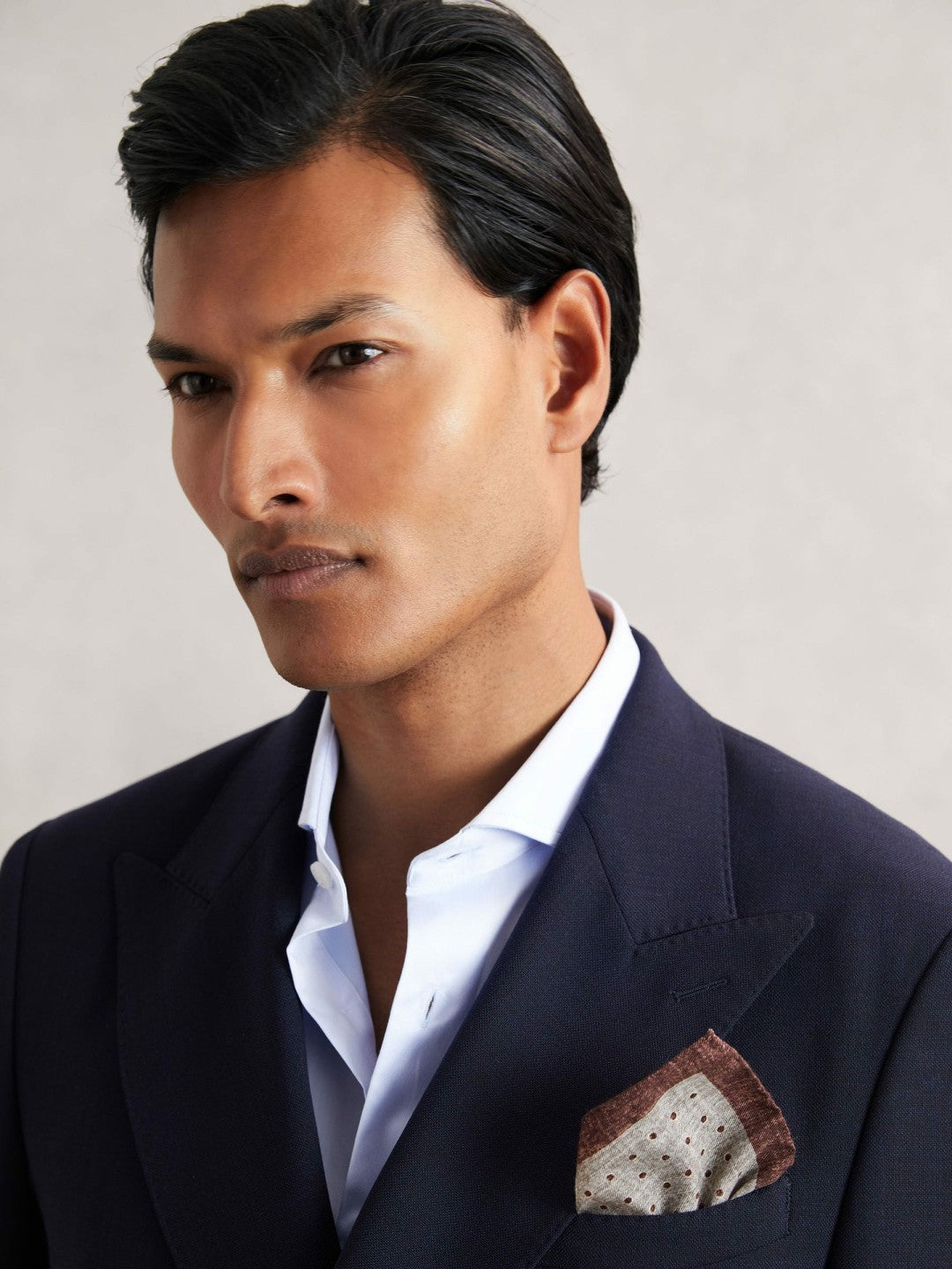 Pocket Squares Grey Melange | Mens
