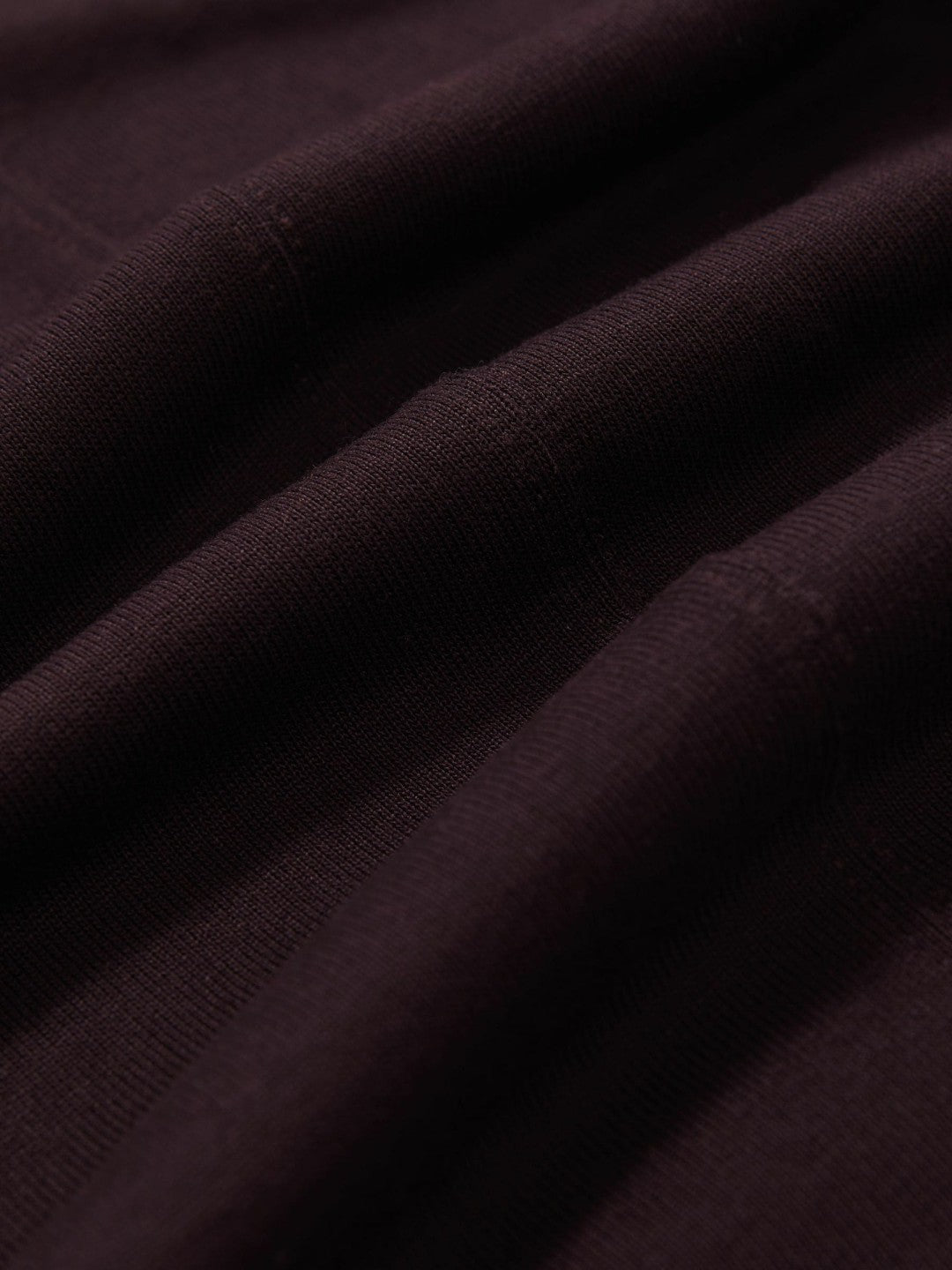 Jersey V-Neck Top Plum | Womens