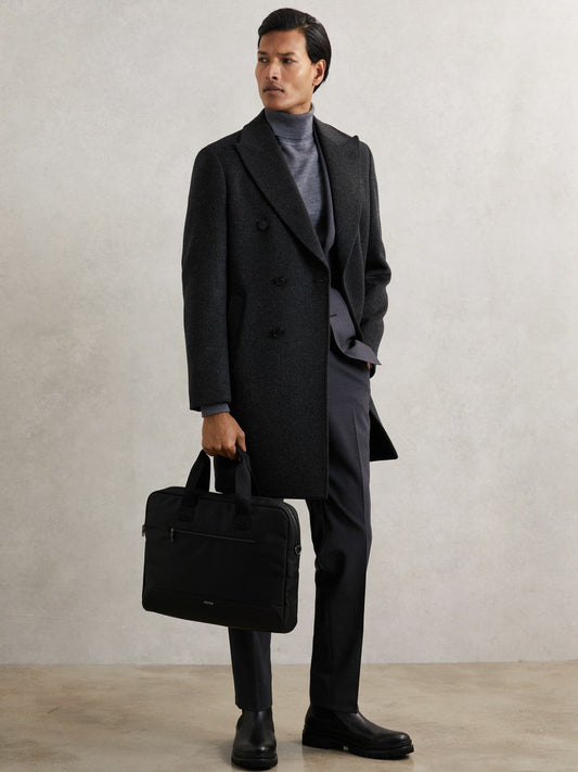 Woven Briefcase Black | Mens