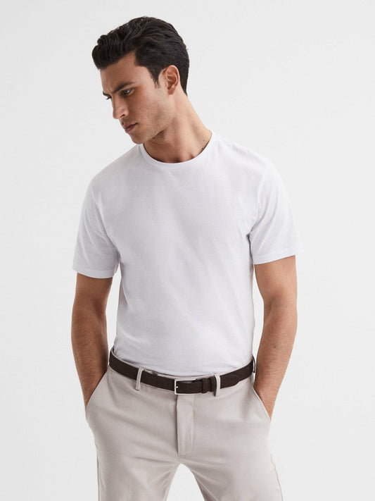 Three Pack Of Crew Neck T-shirts White | Mens