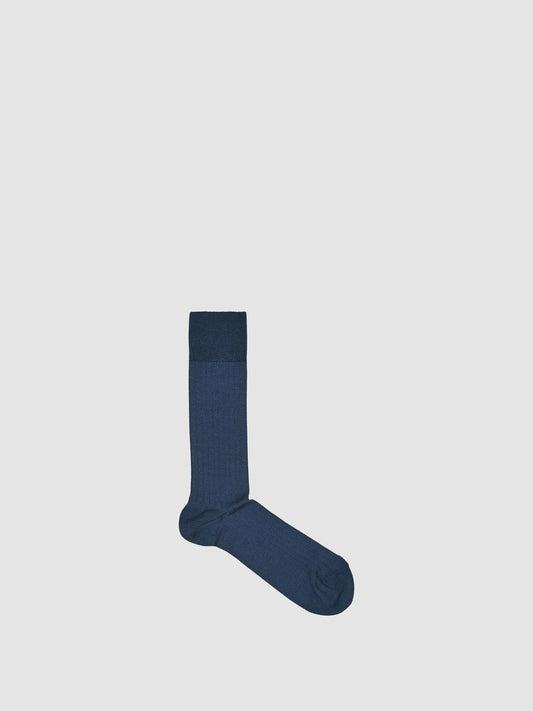 Ribbed Socks Airforce Blue | Mens