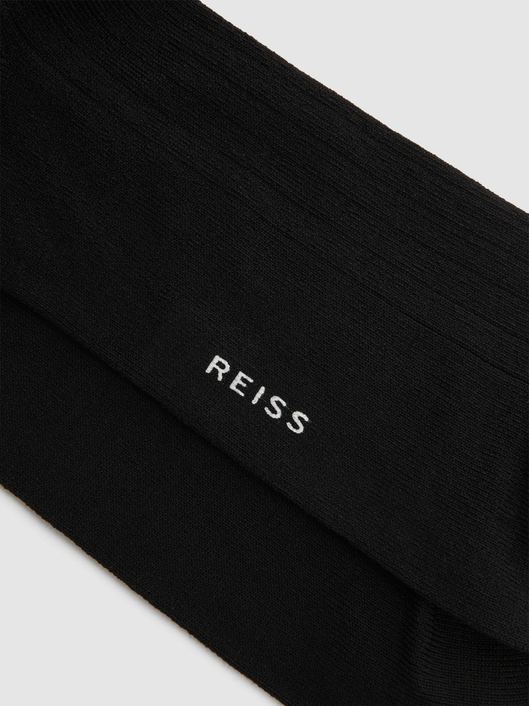Ribbed Socks Black | Mens