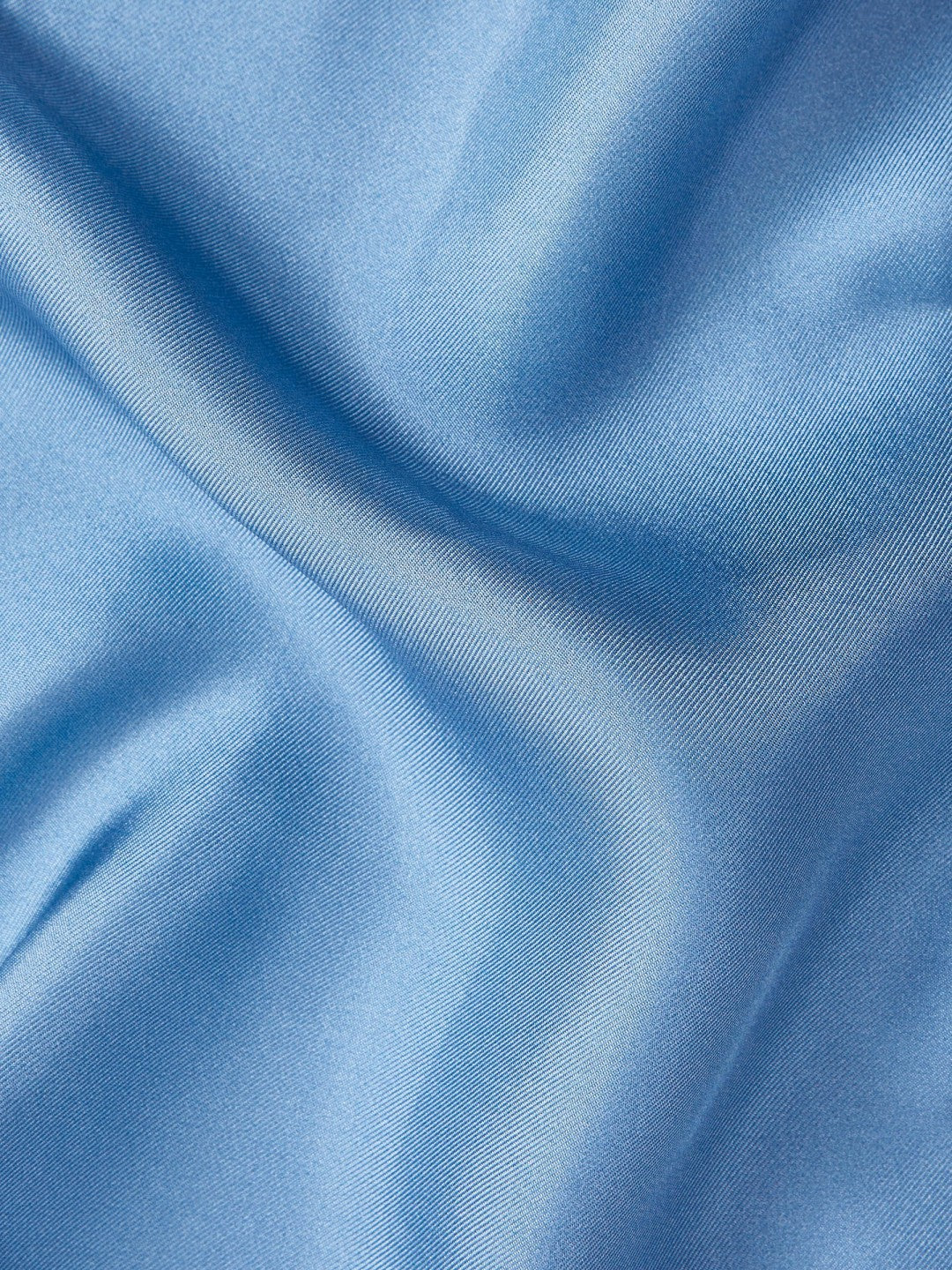 Plain Silk Pocket Square Airforce Blue | Mens