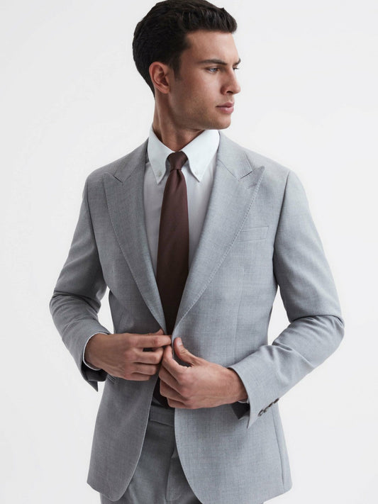 Textured Silk Blend Tie Burgundy | Mens