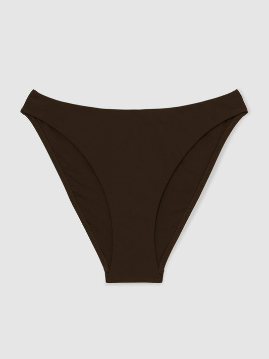 High Cut Bikini Bottoms Chocolate | Womens