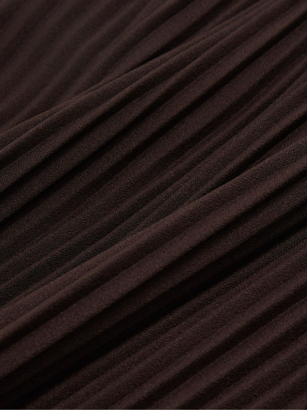 Pleated Jersey Midi Skirt Burgundy | Womens