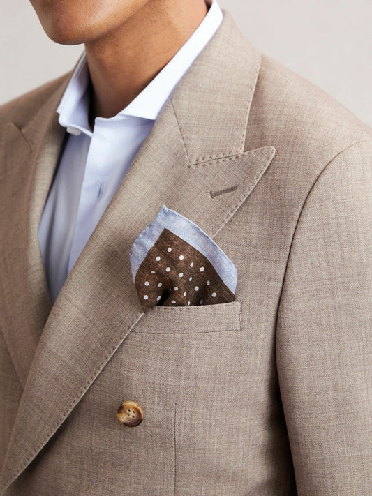Pocket Squares Chocolate Brown | Mens