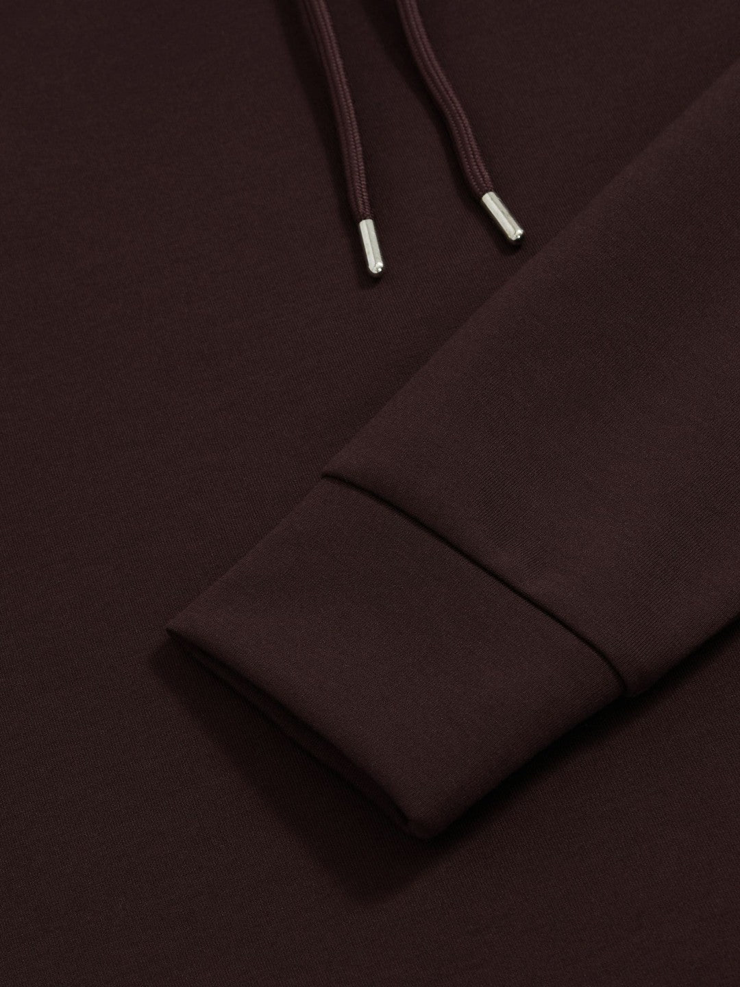Interlock Jersey Drawstring Hoodie Cherry Red | Mens