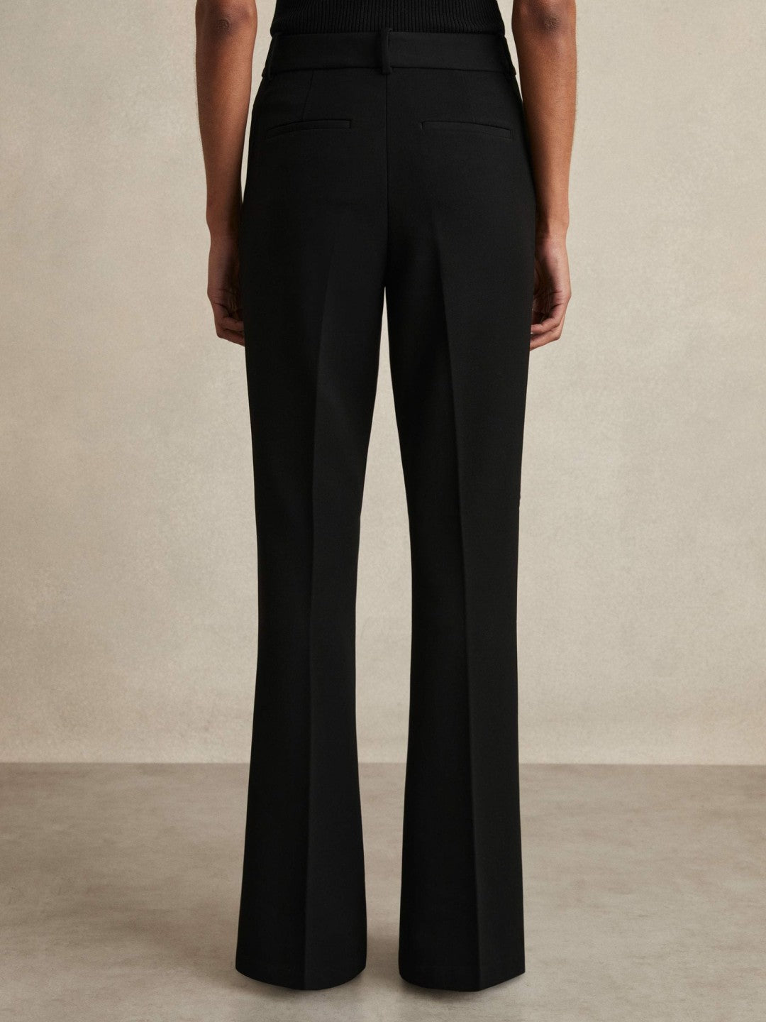 Petite Flared Suit Trousers Black | Womens