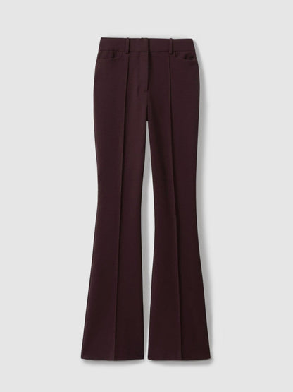 Flared Suit Trousers Berry | Womens
