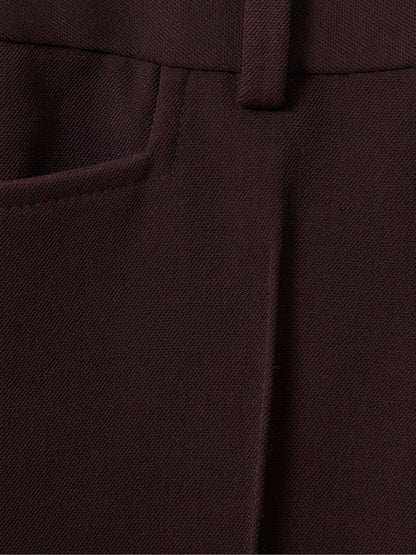 Flared Suit Trousers Berry | Womens