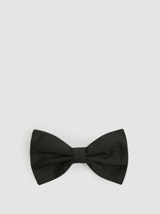 Grosgrain Silk Bow Tie Black | Mens
