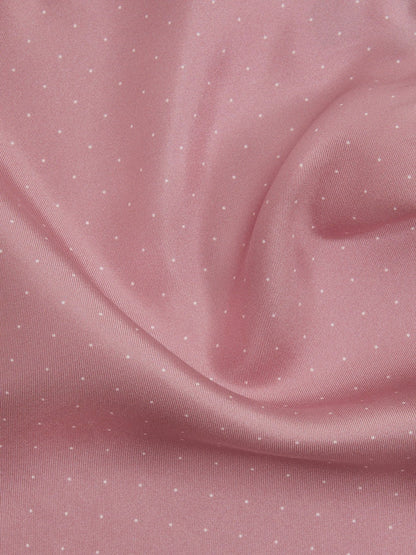 Polka Dot Silk Pocket Square Pink | Mens