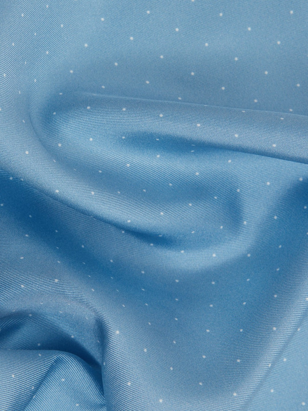 Polka Dot Silk Pocket Square Blue | Mens