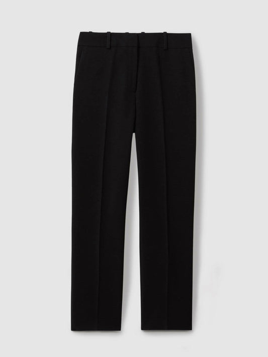Petite Slim Fit Suit Trousers Black | Womens