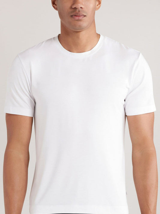 CHÉ Studios Crew Neck T-Shirt with TENCEL™ Fibers White | Mens