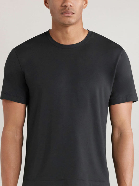 CHÉ Studios Crew Neck T-Shirt with TENCEL™ Fibers Black | Mens