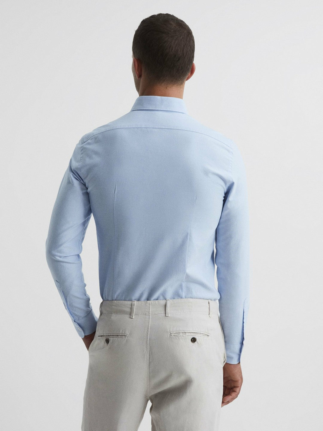 Soft Wash Button Down Oxford Shirt Soft Blue | Mens