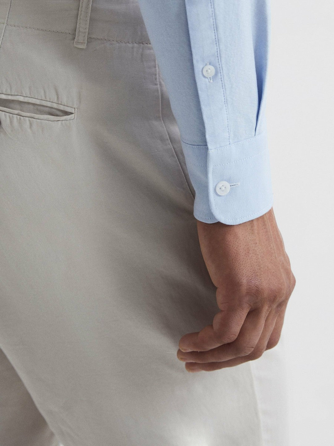 Soft Wash Button Down Oxford Shirt Soft Blue | Mens