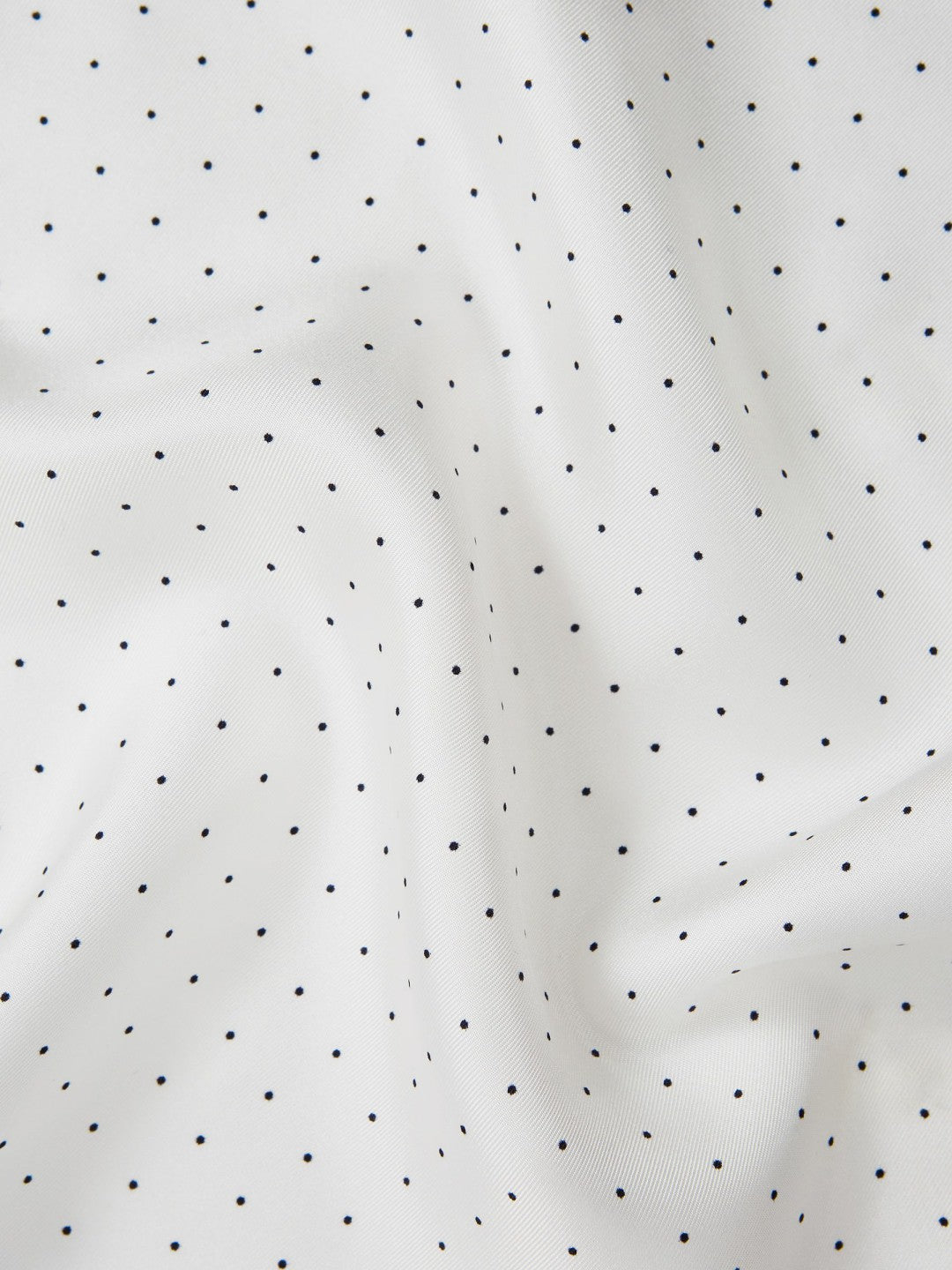 Polka Dot Silk Pocket Square White | Mens