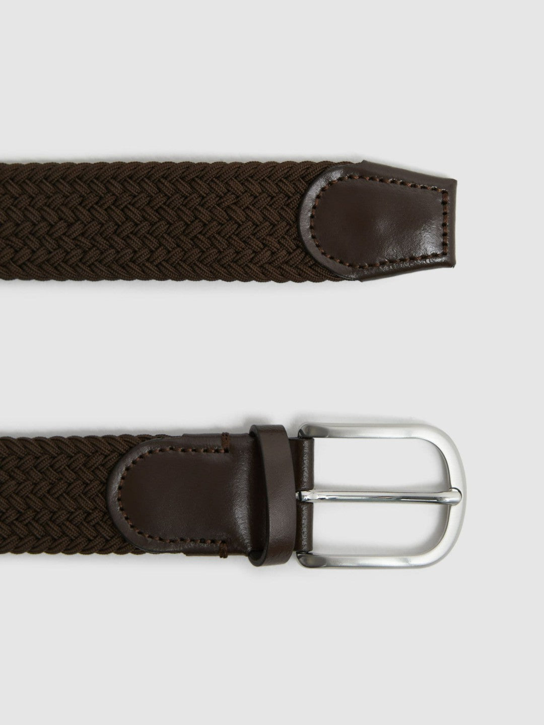Woven Belt Dark Brown | Mens