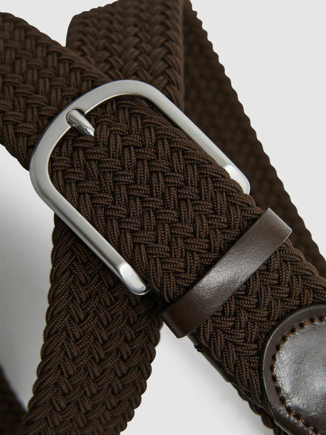 Woven Belt Dark Brown | Mens