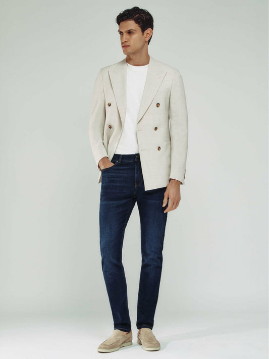 Skinny-Fit Jeans Washed Dark Indigo | Mens