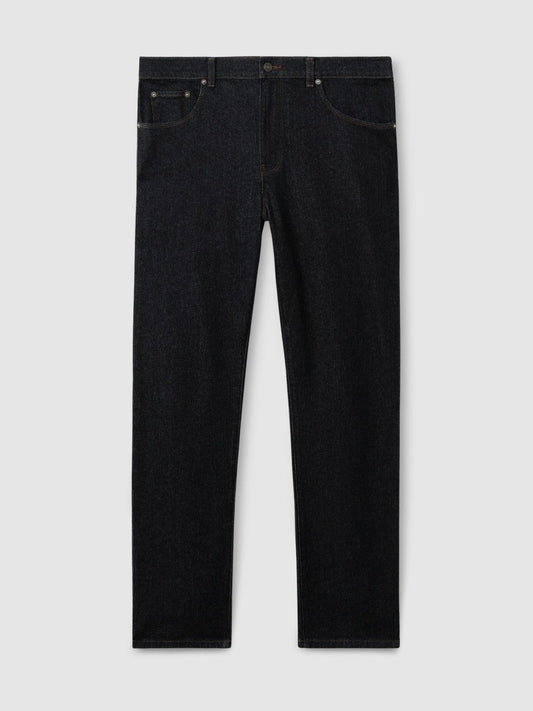 Straight-Leg Jeans Raw Indigo | Mens