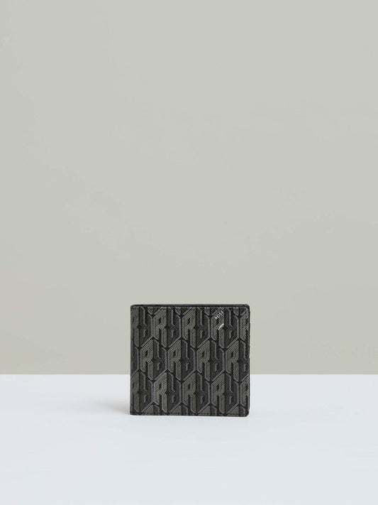 Coated Canvas Monogram Wallet Black | Mens