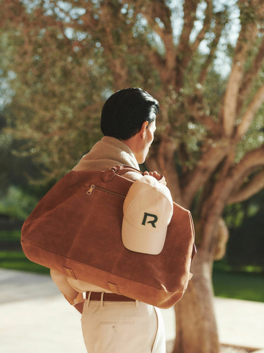 Suede Holdall Light Tan | Mens